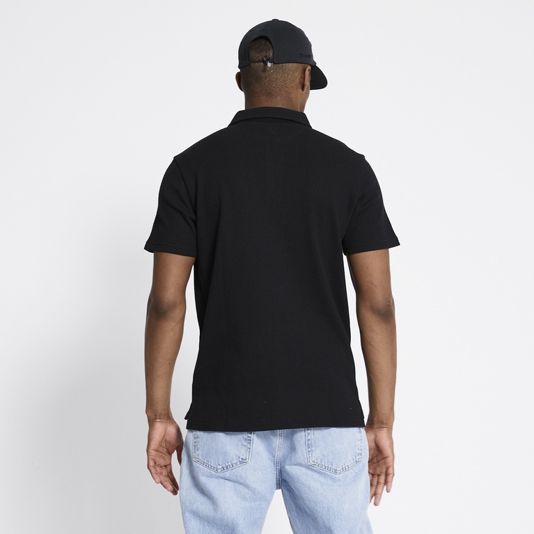 Structured polo shirt "Alfred Waffle"